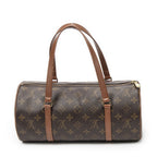 Louis Vuitton Papillon Brown Monogram Canvas Handbag — view 5