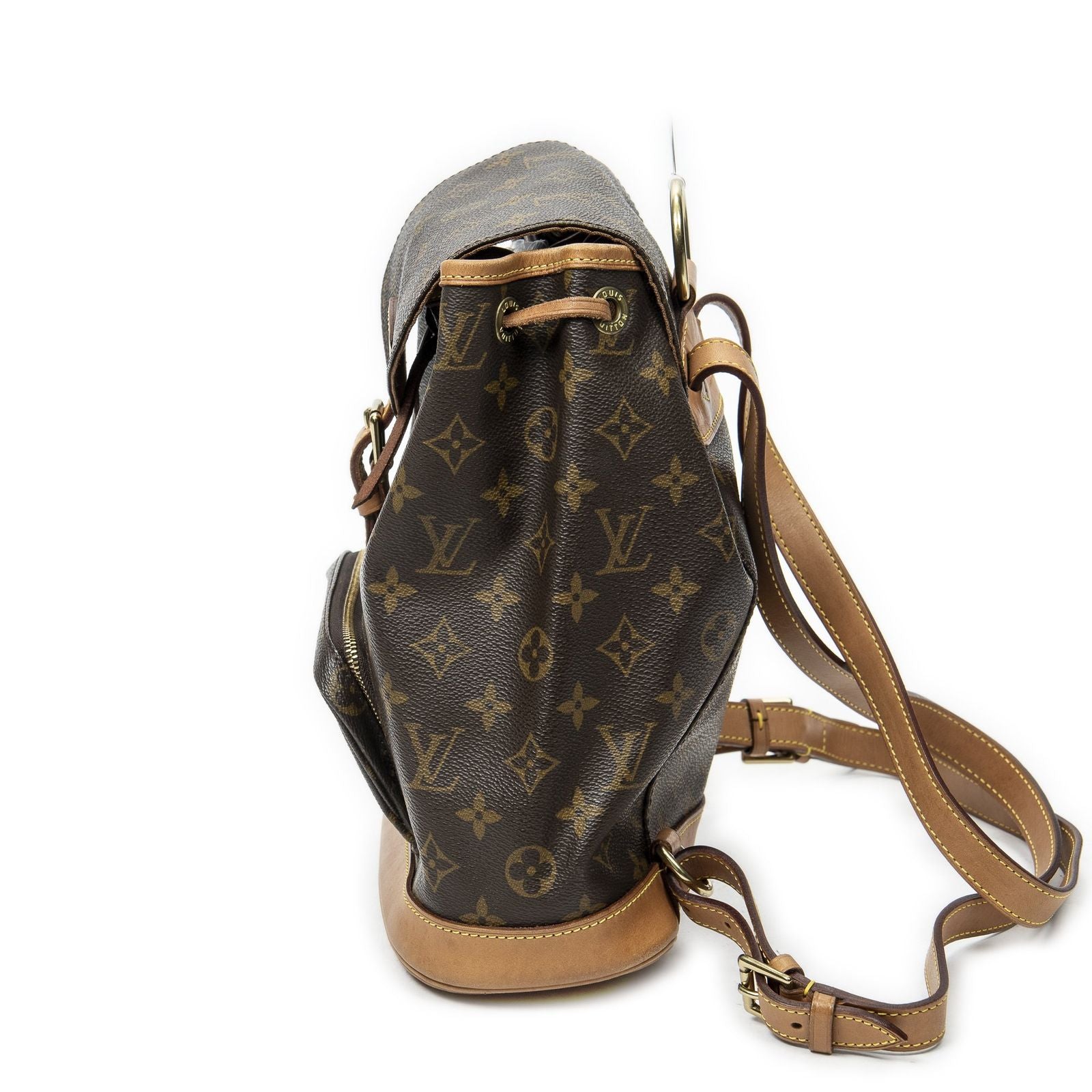 Louis Vuitton Montsouris Brown Monogram Canvas — view 3