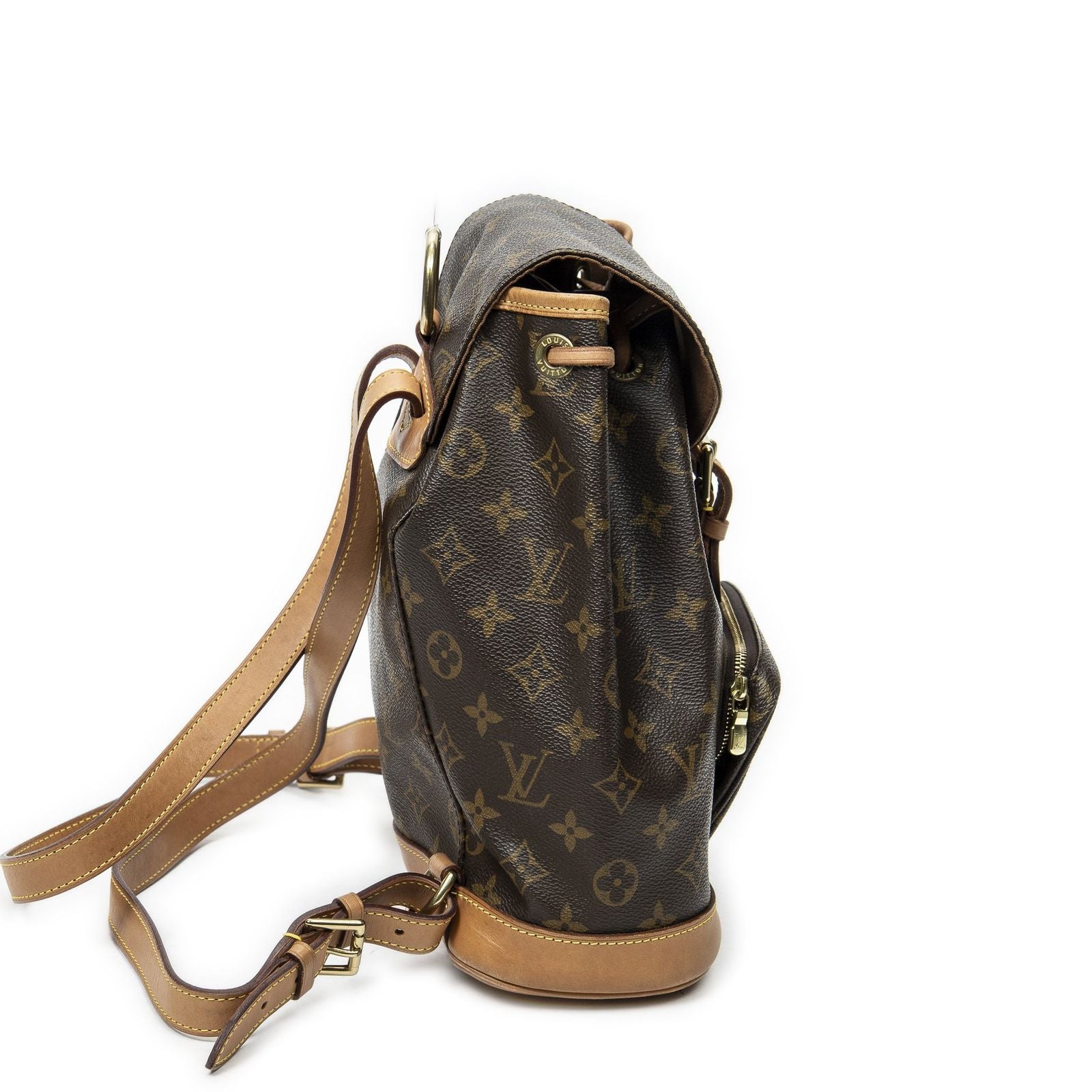 Louis Vuitton Montsouris Brown Monogram Canvas — view 4