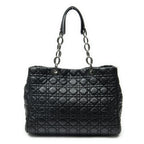 Dior Midi Amsoft Shopping Tote Black Cannage Calfskin Leather — view 5