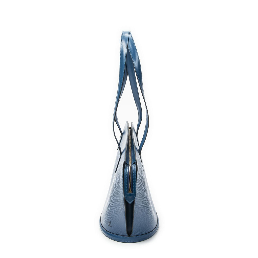 Louis Vuitton Saint Jacques Shopping Blue Epi Messenger — view 3