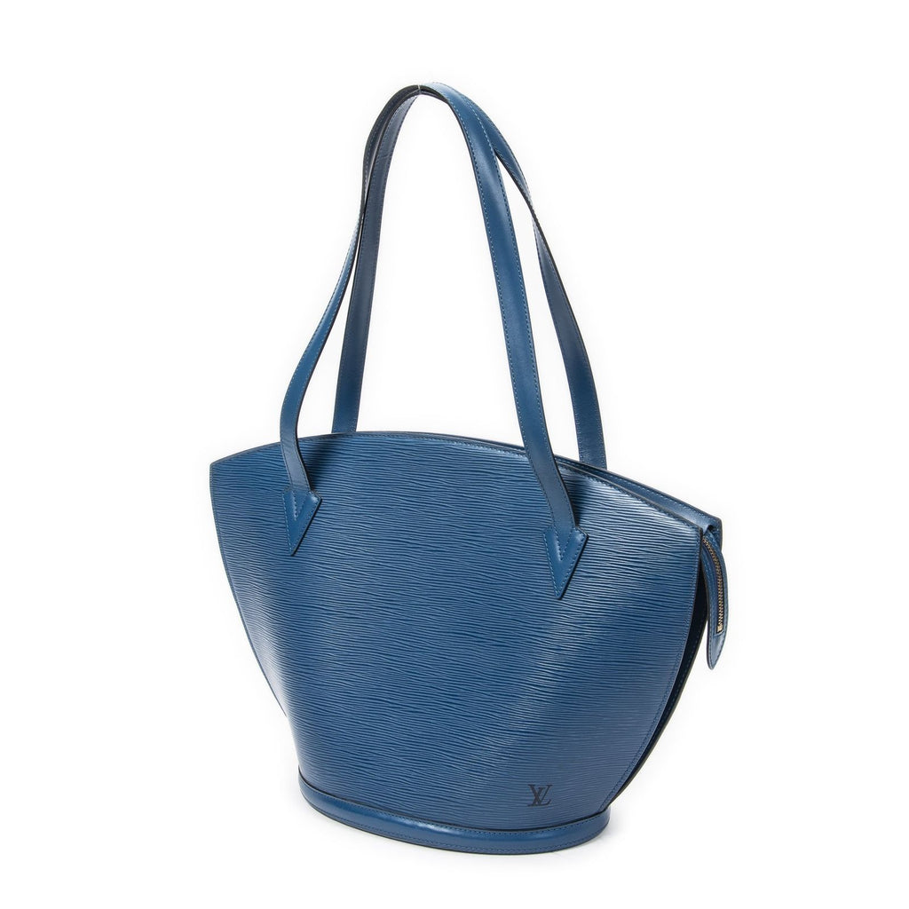 Louis Vuitton Saint Jacques Shopping Blue Epi Messenger — view 2