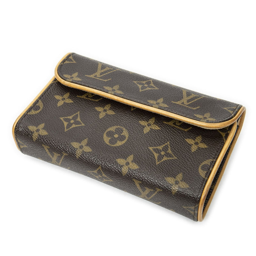 Louis Vuitton Pochette Florentine Brown Monogram Canvas Handbag — view 6