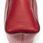 Gucci Swing Top Handle Red Gray Calfskin Leather — view 7