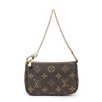 Louis Vuitton Mini Pochette Brown Monogram Canvas — view 5