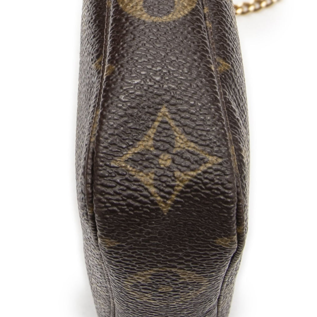 Louis Vuitton Mini Pochette Brown Monogram Canvas — view 8