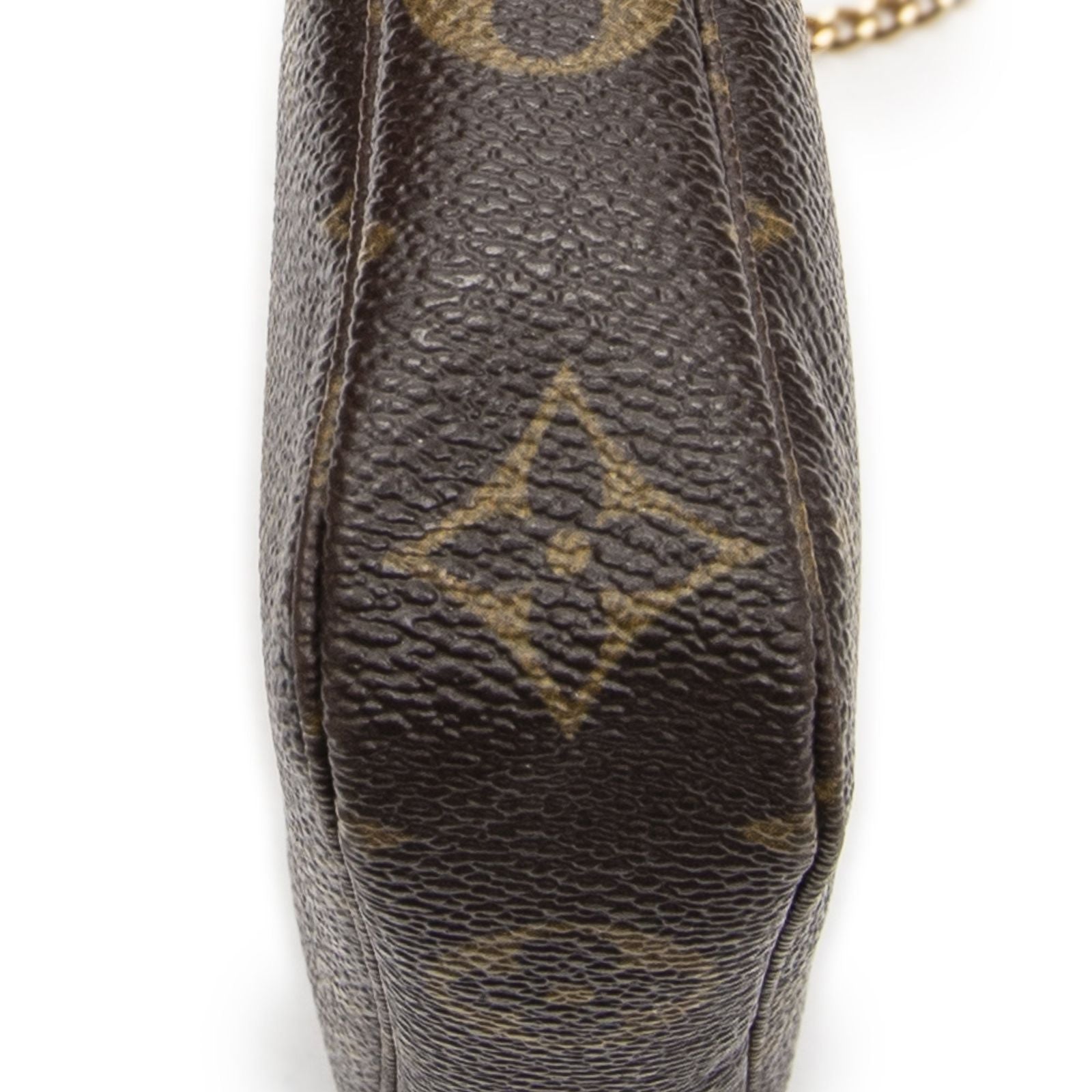 Louis Vuitton Mini Pochette Brown Monogram Canvas — view 8