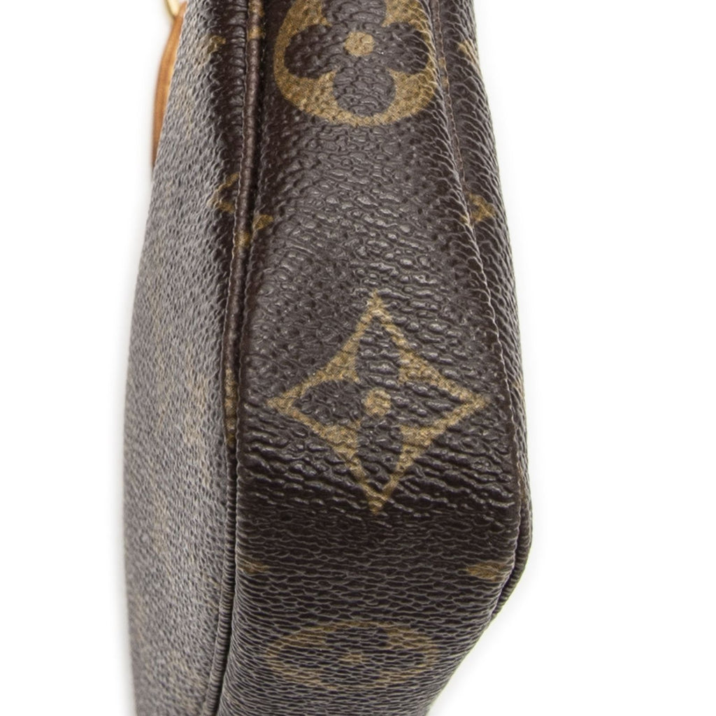 Louis Vuitton Mini Pochette Brown Monogram Canvas — view 7