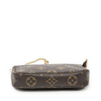 Louis Vuitton Mini Pochette Brown Monogram Canvas — view 6
