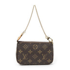 Louis Vuitton Mini Pochette Brown Monogram Canvas