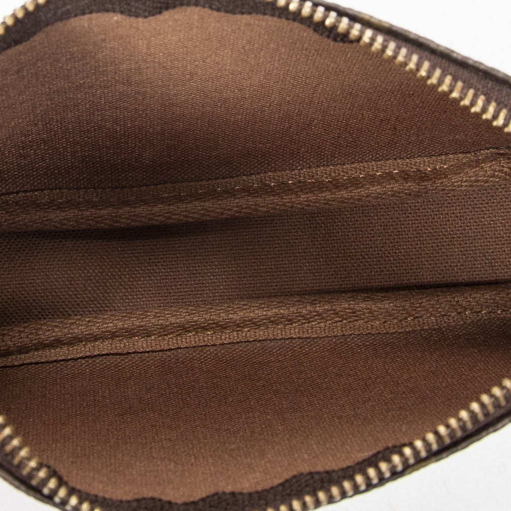 Louis Vuitton Mini Pochette Brown Monogram Canvas — view 9