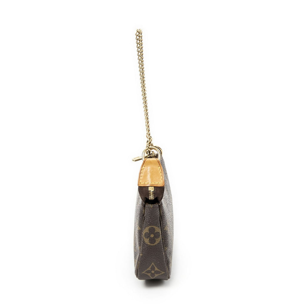 Louis Vuitton Mini Pochette Brown Monogram Canvas — view 4