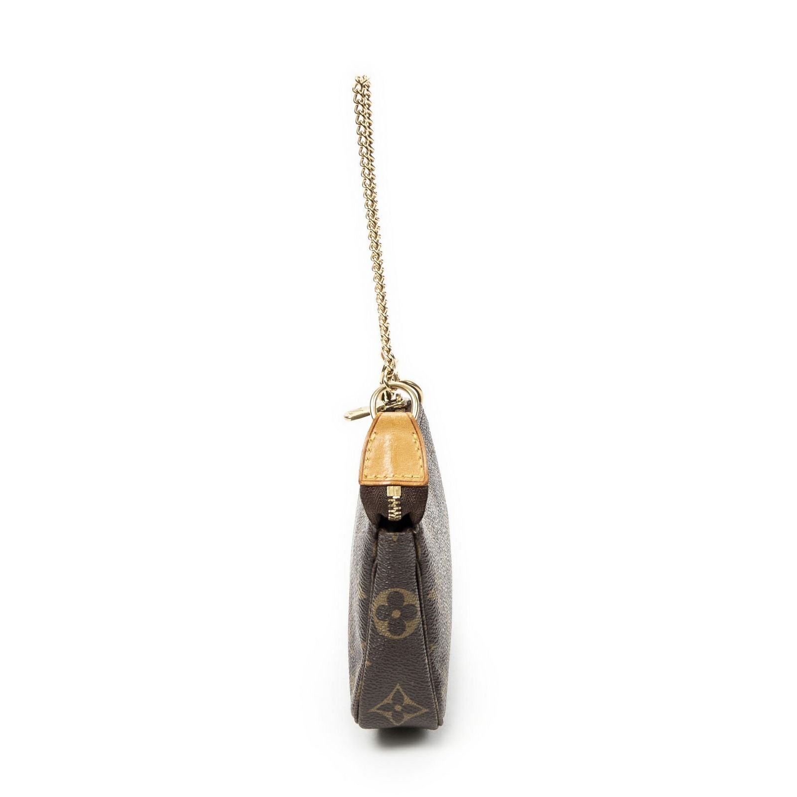Louis Vuitton Mini Pochette Brown Monogram Canvas — view 4