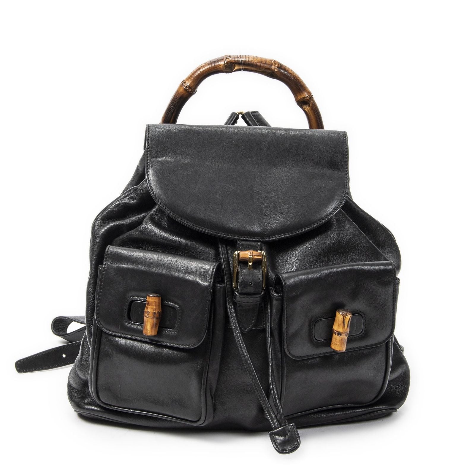 Gucci Rajibanbu Backpack Black Smooth Calfskin