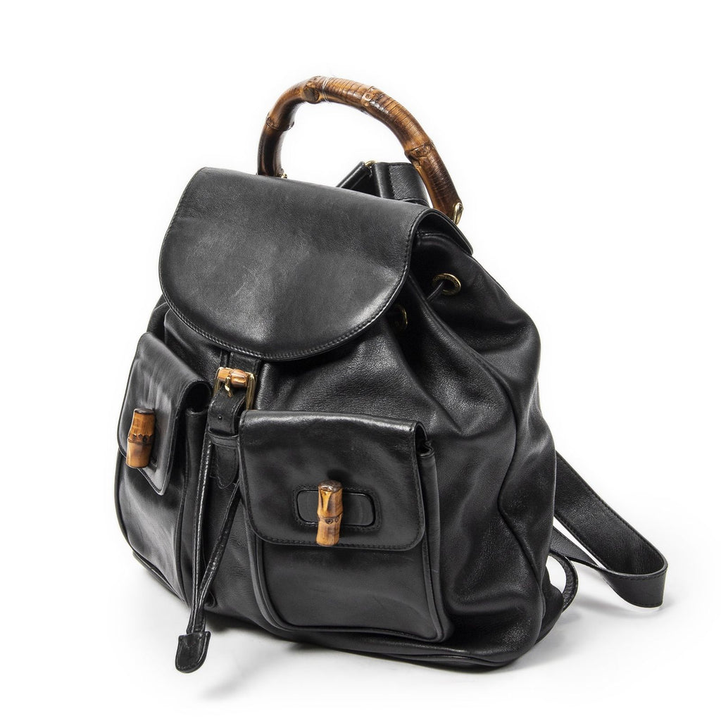 Gucci Rajibanbu Backpack Black Smooth Calfskin — view 2