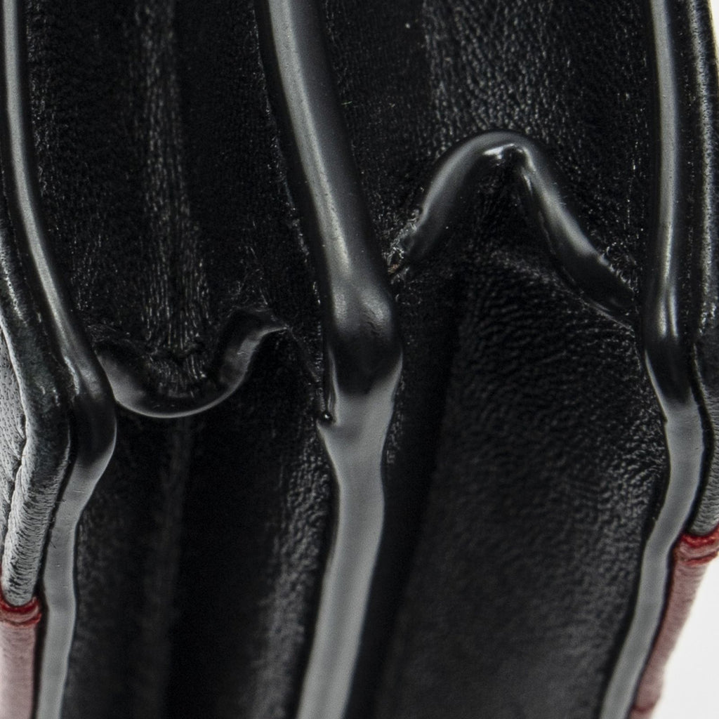 Saint Laurent Gaby Envelope Satchel Red Black Calfskin Leather — view 7
