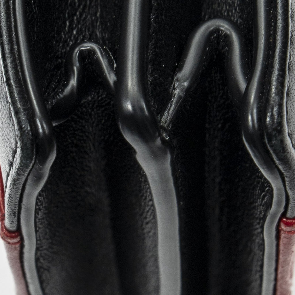 Saint Laurent Gaby Envelope Satchel Red Black Calfskin Leather — view 8