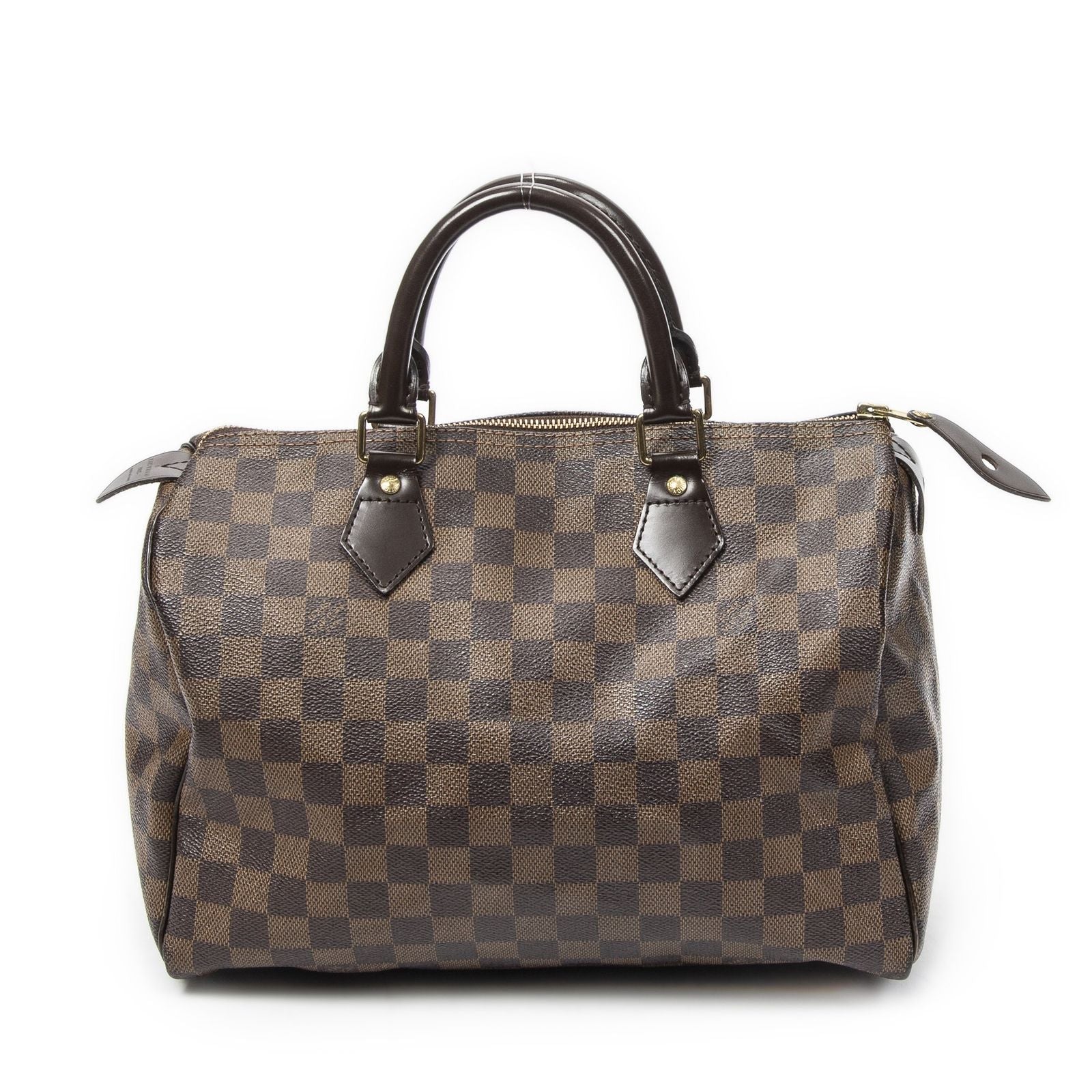 Louis Vuitton Speedy Brown Damier Ebene Handbag