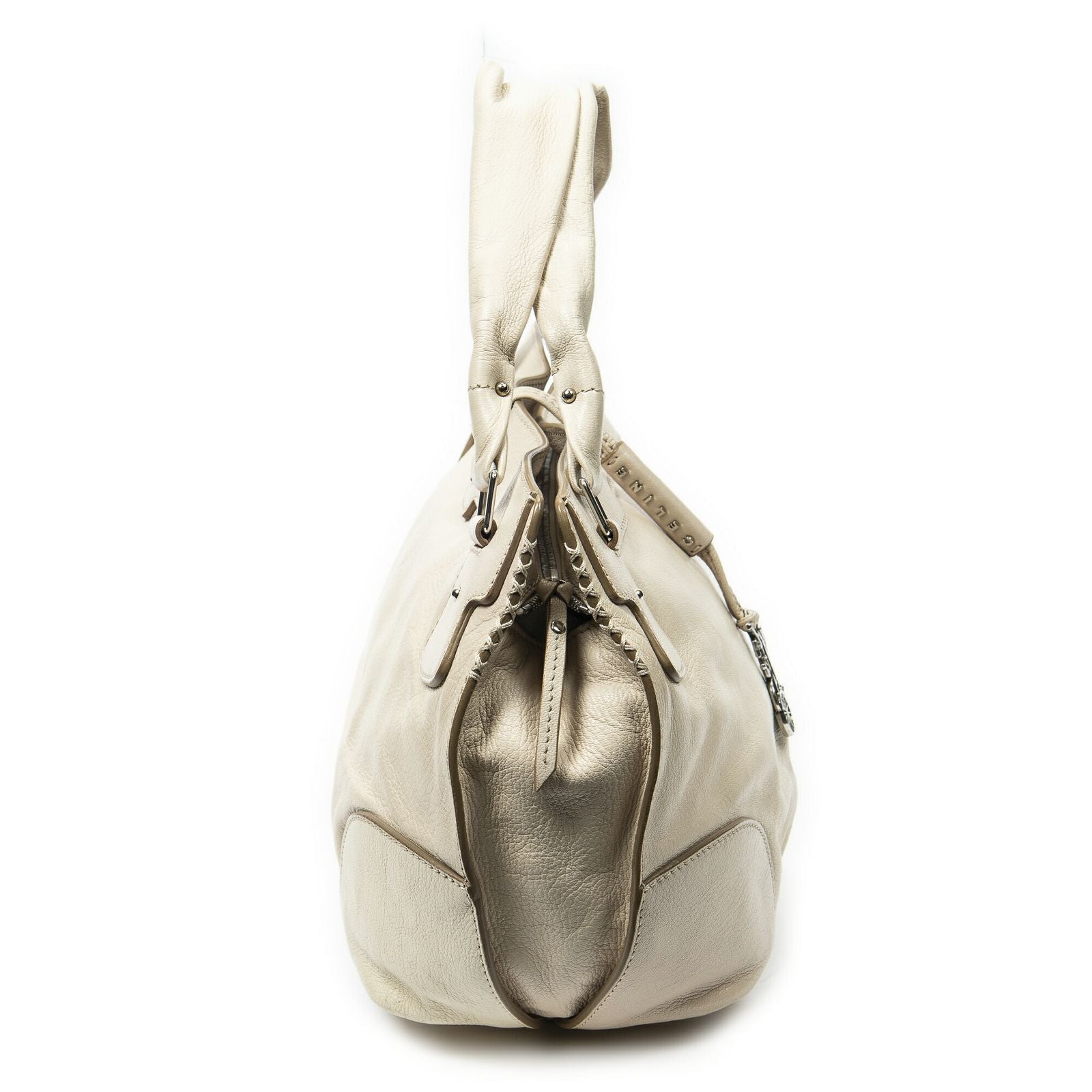 Celine Bittersweet Beige Calfskin Leather Messenger — view 4