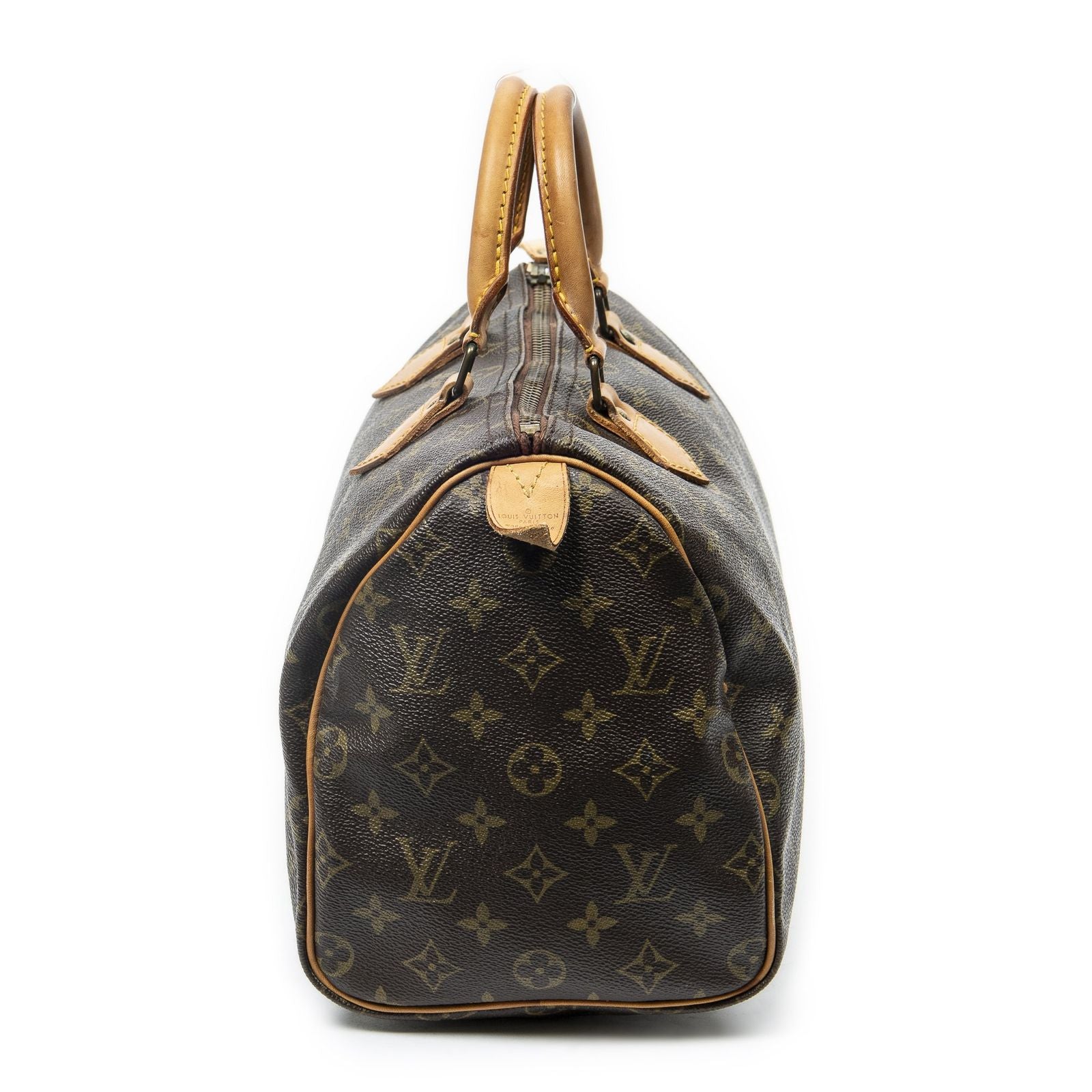 Louis Vuitton Speedy Brown Monogram Canvas Handbag — view 4