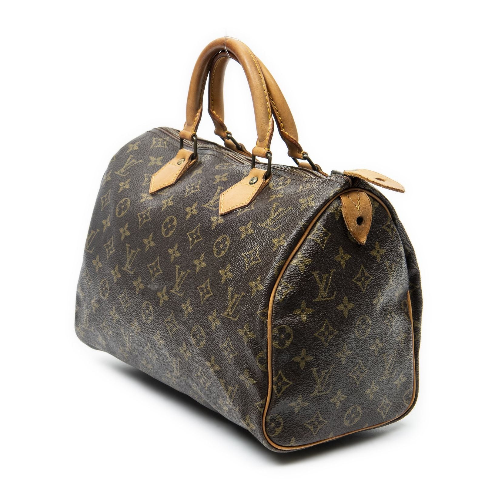 Louis Vuitton Speedy Brown Monogram Canvas Handbag — view 2