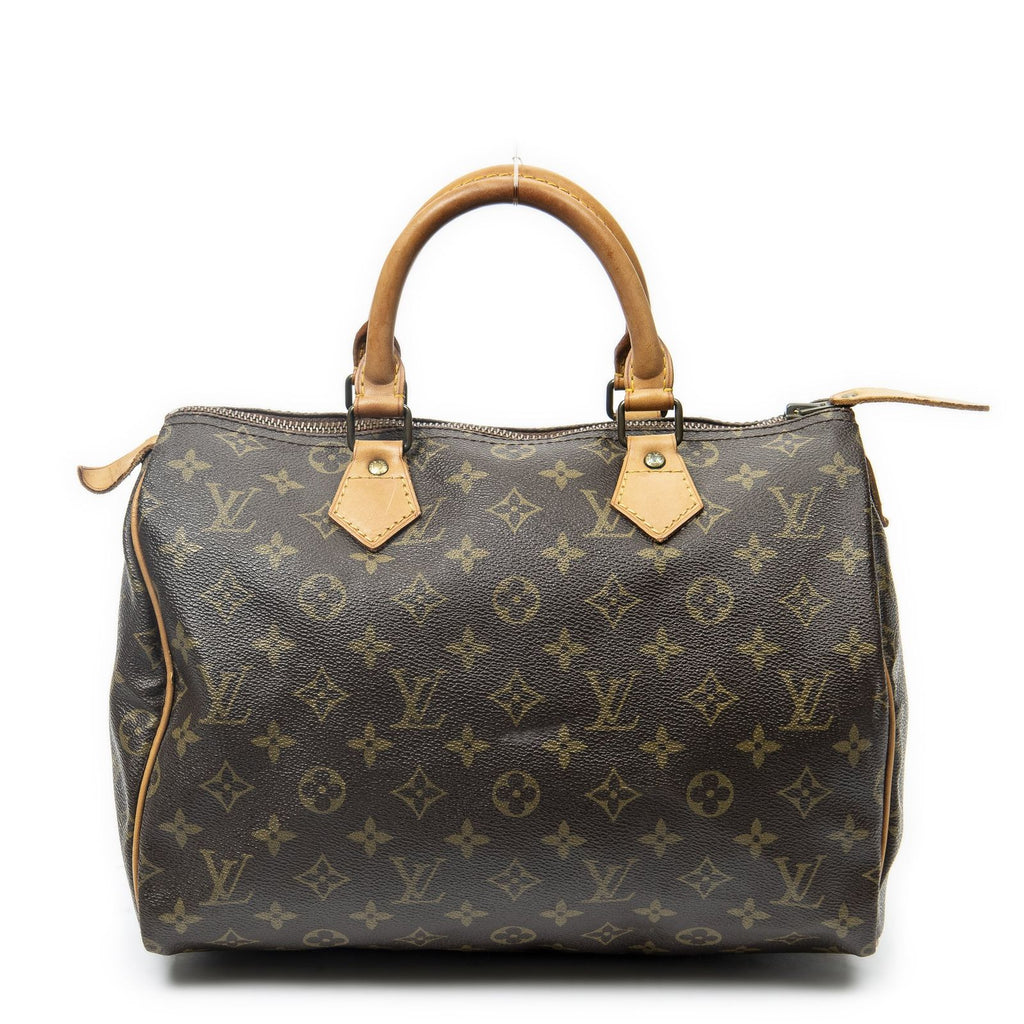 Louis Vuitton Speedy Brown Monogram Canvas Handbag