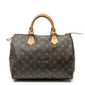 Louis Vuitton Speedy Brown Monogram Canvas Handbag