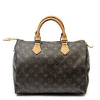 Louis Vuitton Speedy Brown Monogram Canvas Handbag — view 5