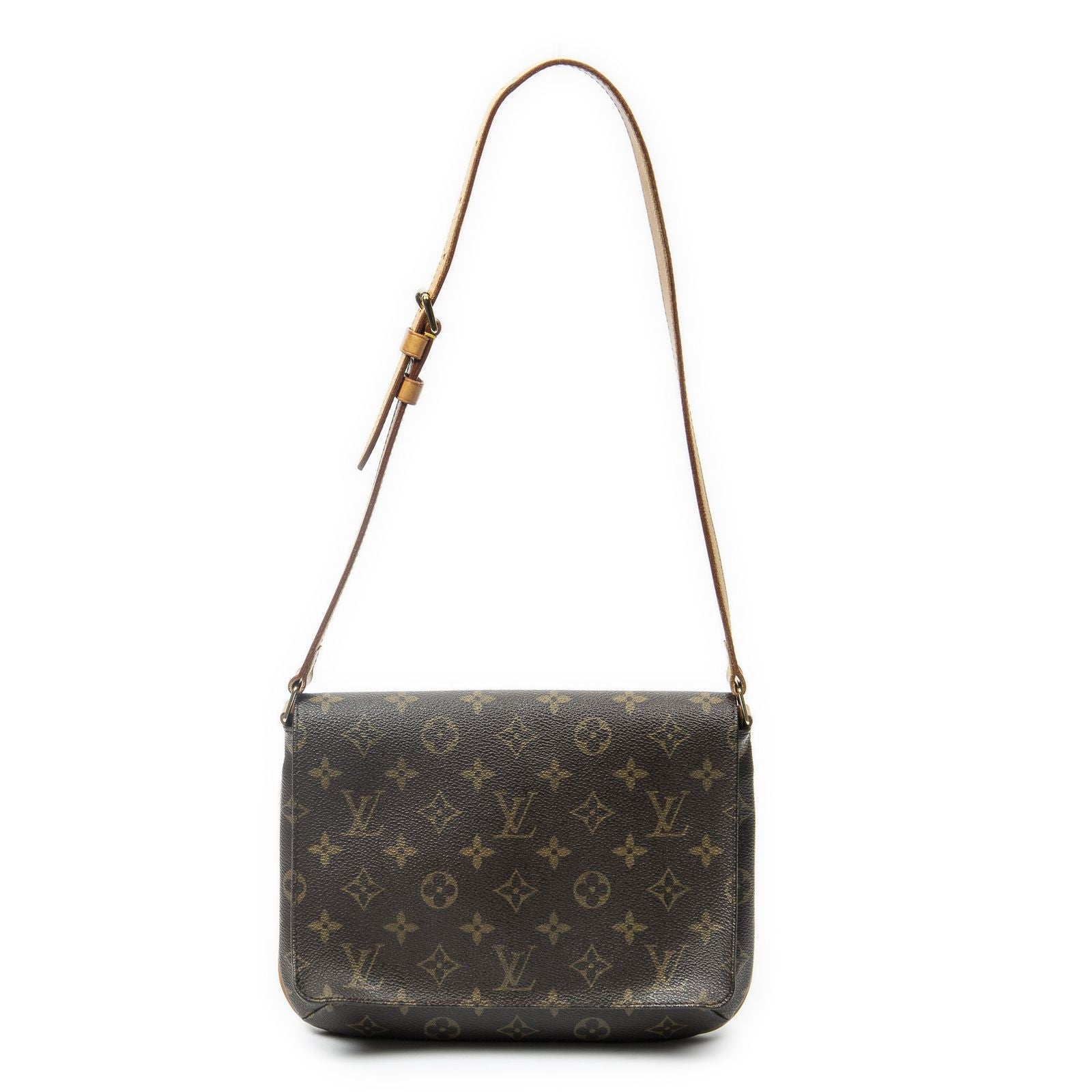 Louis Vuitton Musette Tango Brown Monogram Canvas Messenger