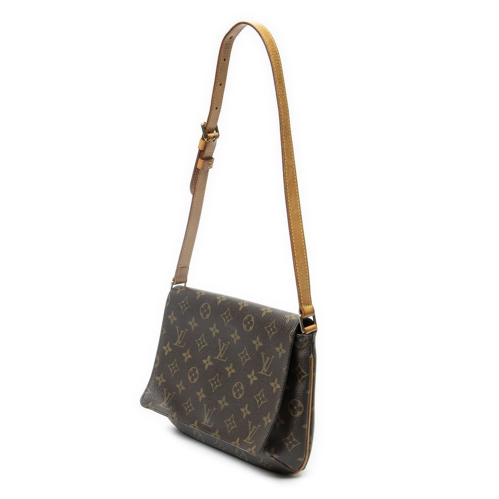 Louis Vuitton Musette Tango Brown Monogram Canvas Messenger — view 2
