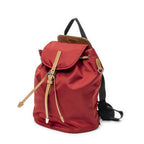 Prada Drawstring Backpack Red Tan Black Nylon Canvas — view 2