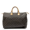 Louis Vuitton Speedy Brown Monogram Canvas Handbag