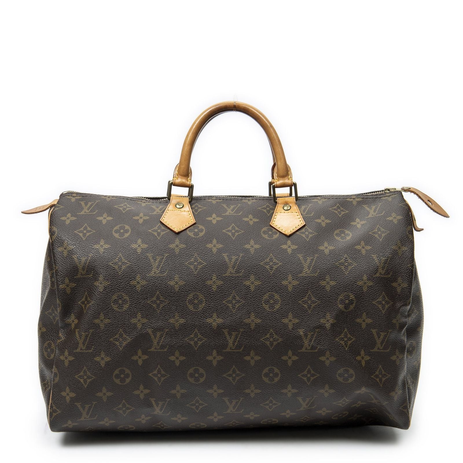 Louis Vuitton Speedy Brown Monogram Canvas Handbag