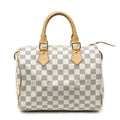 Louis Vuitton Speedy Ivory Damier Azur Handbag