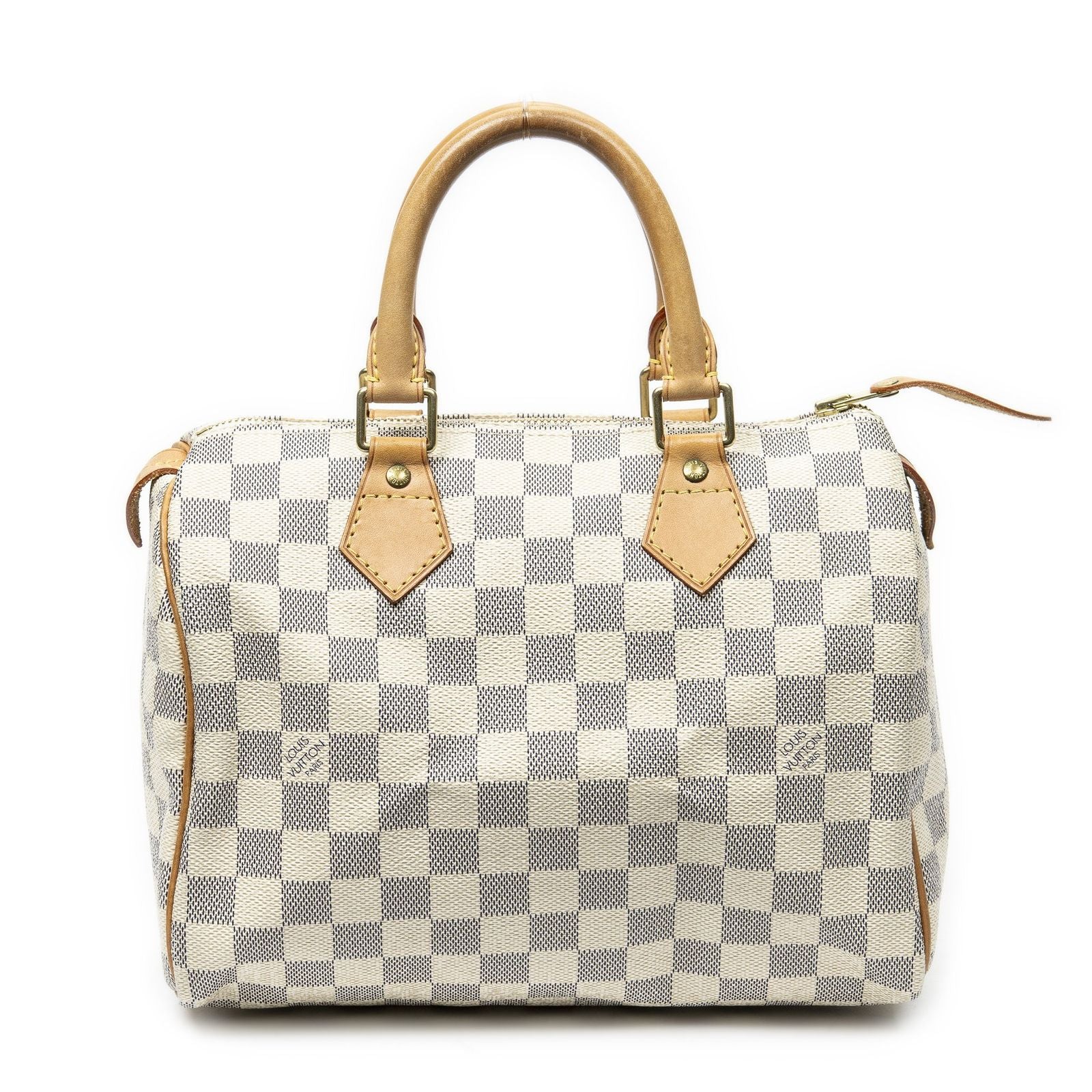 Louis Vuitton Speedy Ivory Damier Azur Handbag