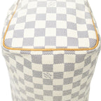 Louis Vuitton Speedy Ivory Damier Azur Handbag — view 8
