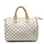 Louis Vuitton Speedy Ivory Damier Azur Handbag