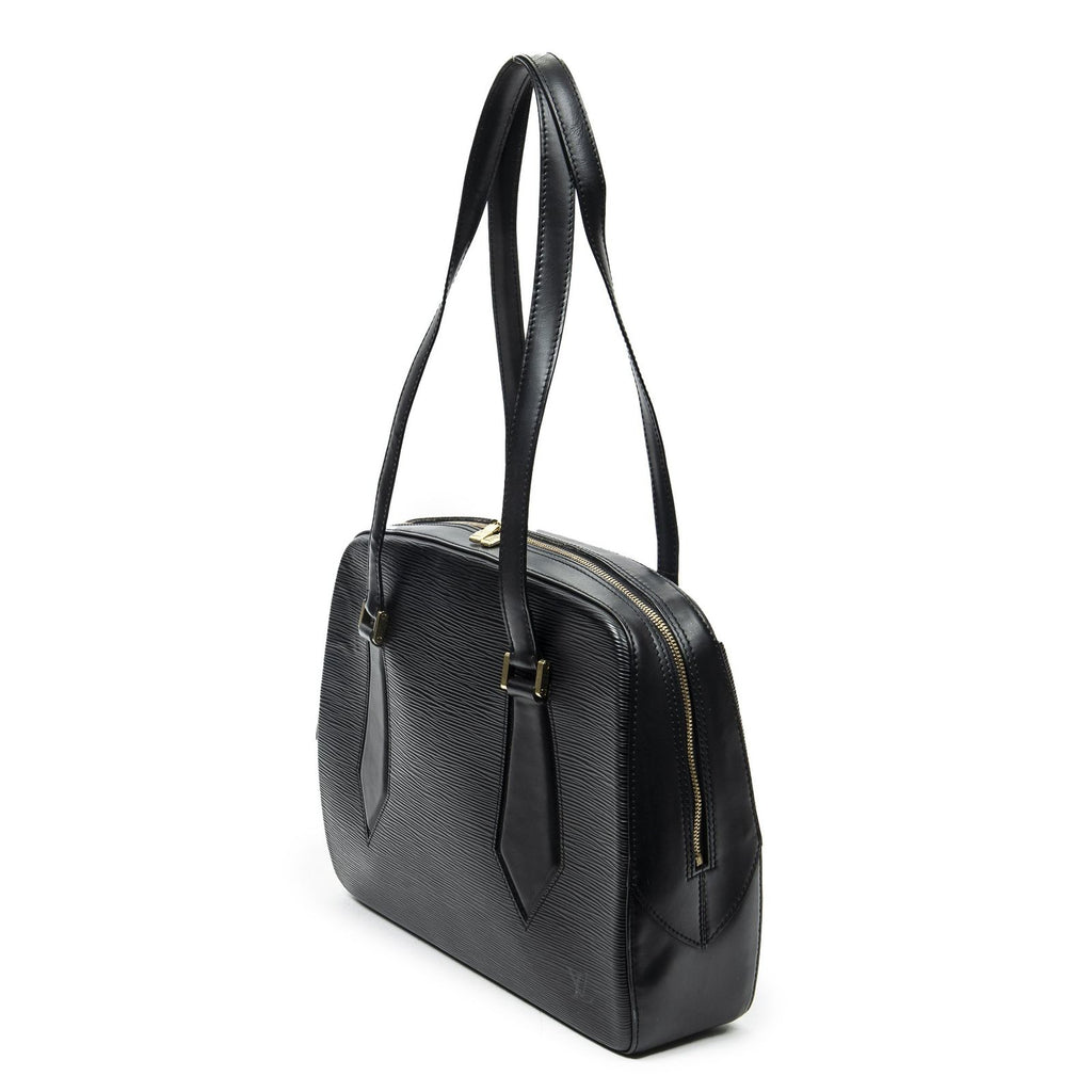Louis Vuitton Voltaire Black Epi Messenger — view 2