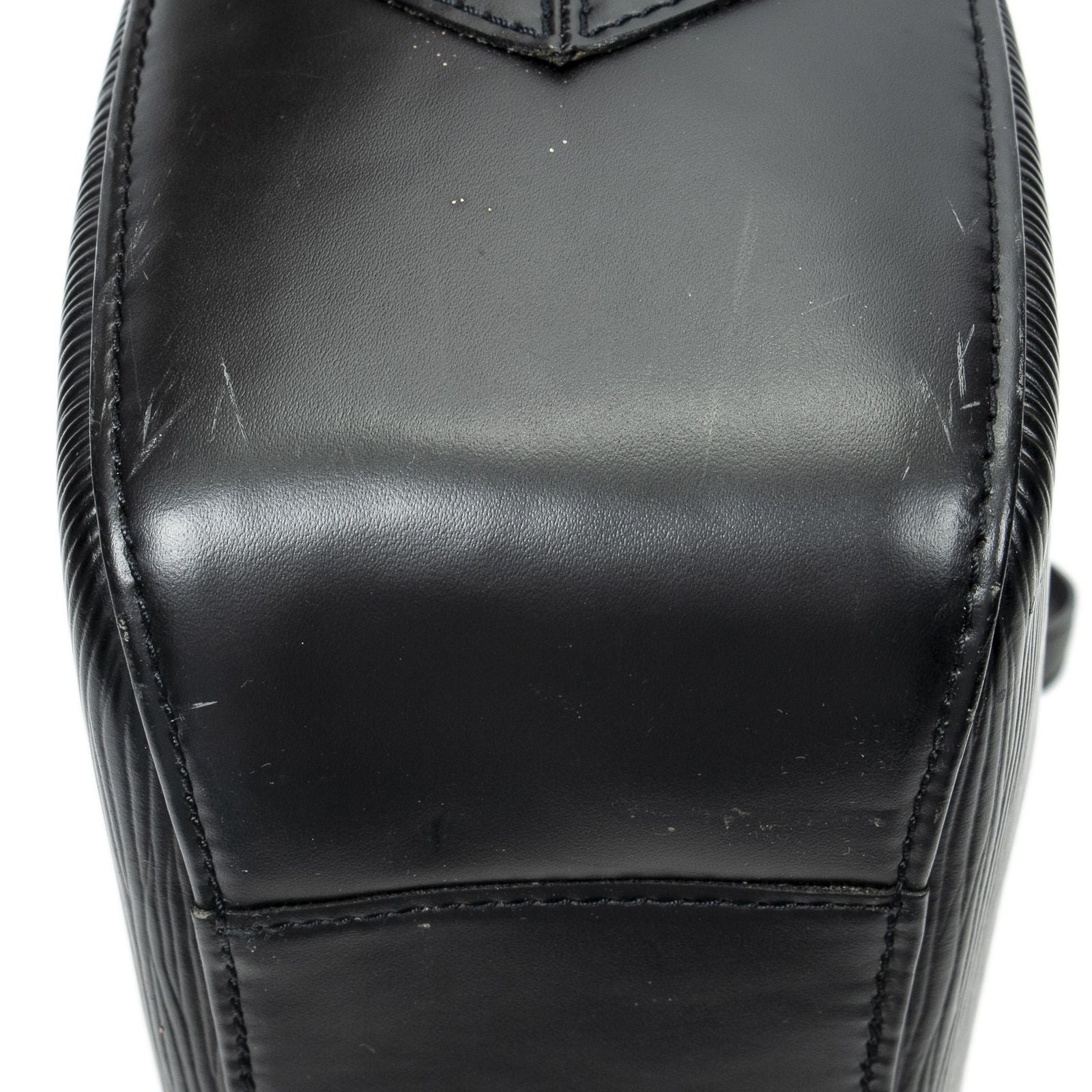Louis Vuitton Voltaire Black Epi Messenger — view 7