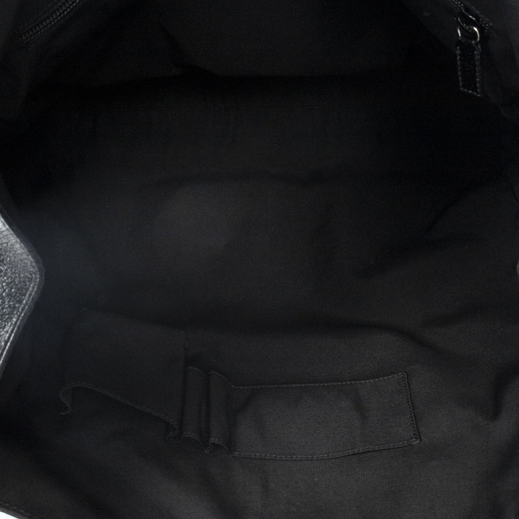 Gucci Pocket Shopping Tote Black GG Canvas — view 9
