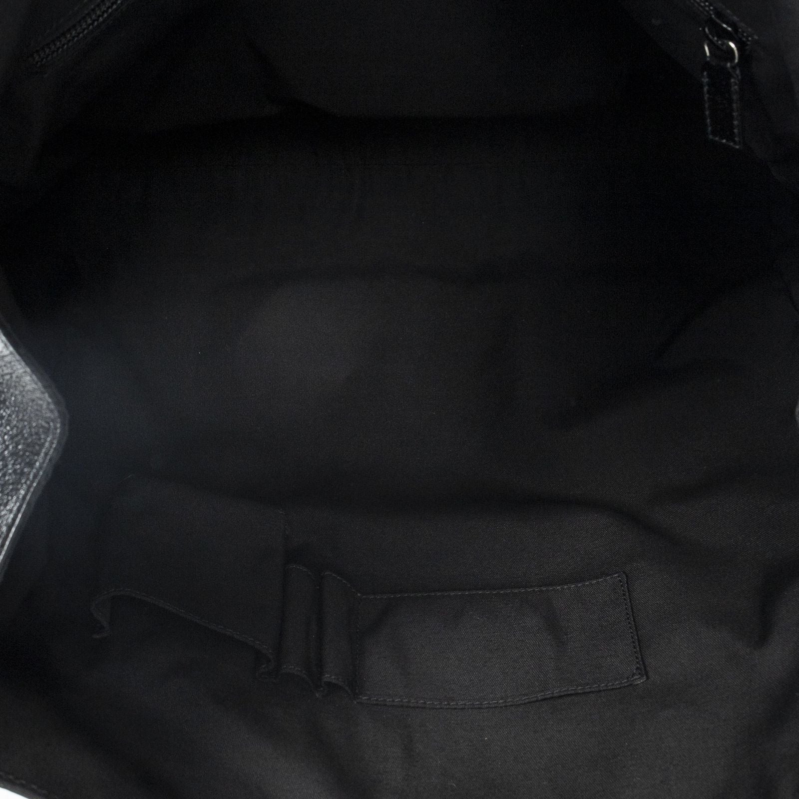 Gucci Pocket Shopping Tote Black GG Canvas — view 9