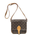 Louis Vuitton Cartouchiere Brown Monogram Canvas Messenger