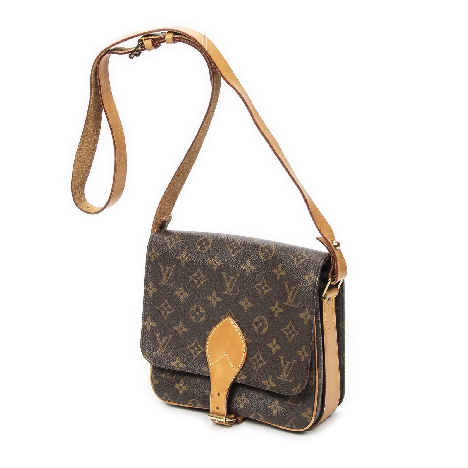 Louis Vuitton Cartouchiere Brown Monogram Canvas Messenger — view 2