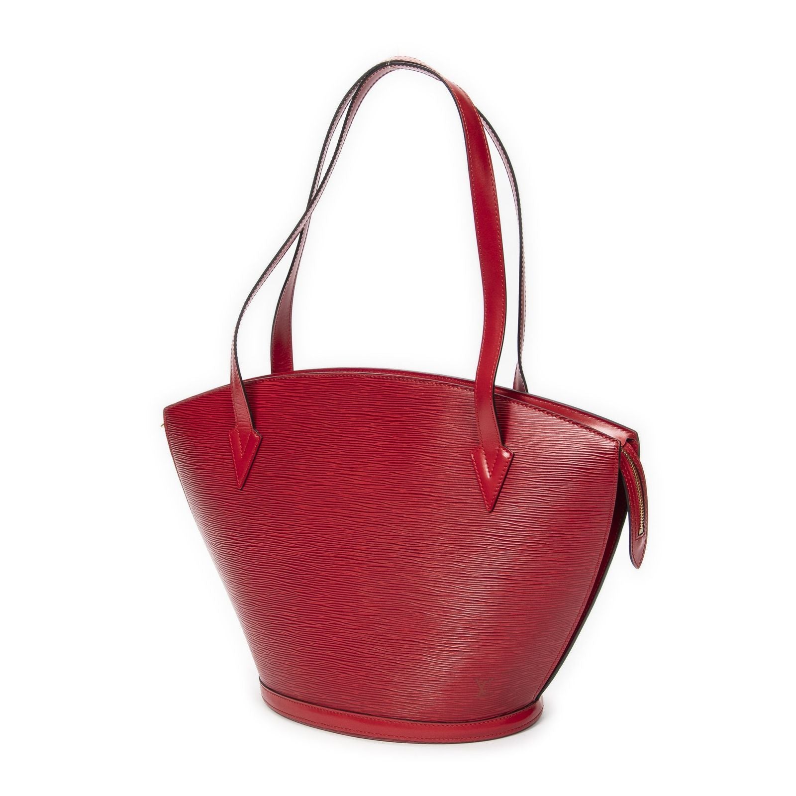 Louis Vuitton Saint Jacques Shopping Red Epi Messenger — view 2