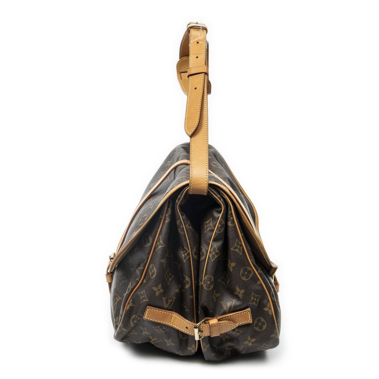 Louis Vuitton Saumur Brown Monogram Canvas — view 4