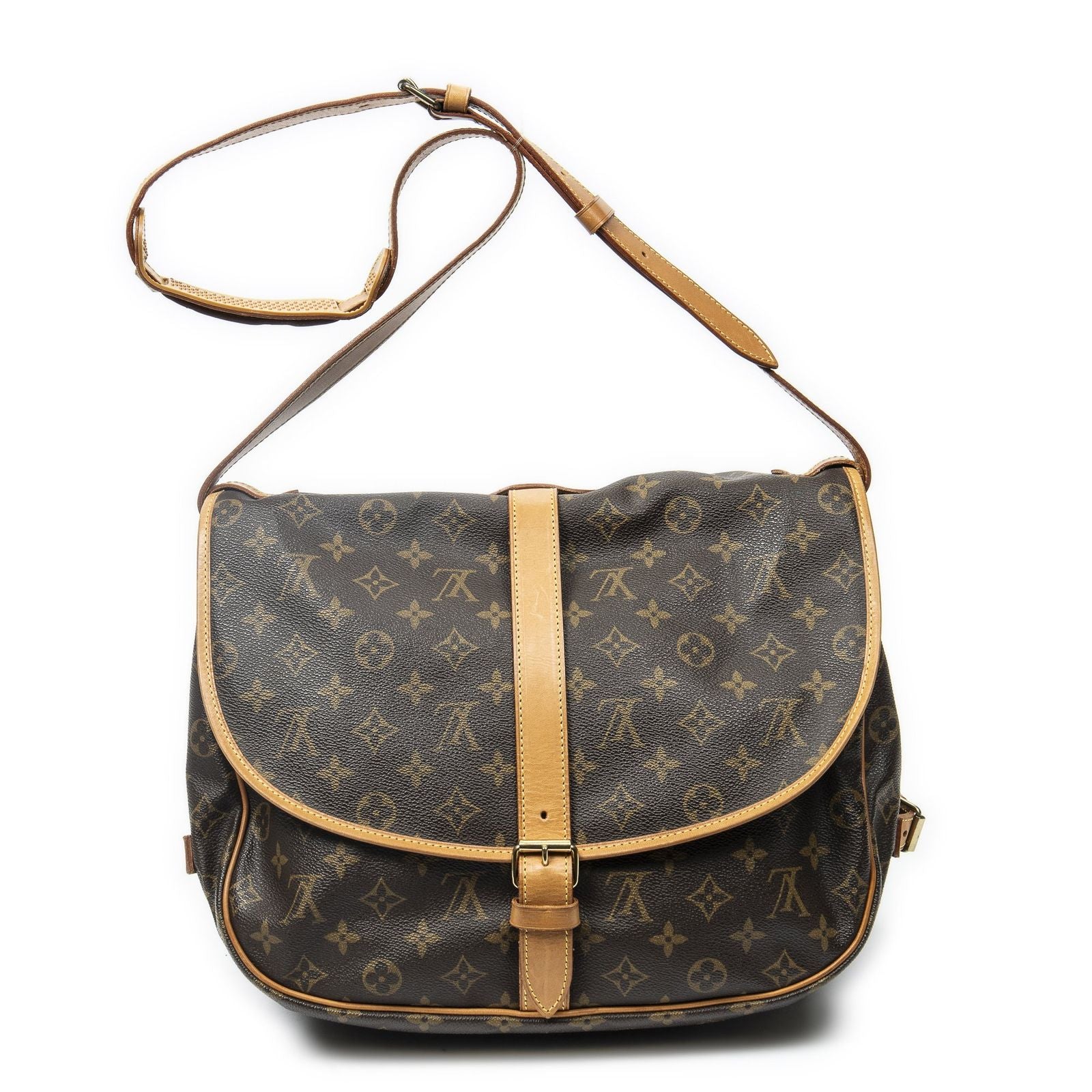 Louis Vuitton Saumur Brown Monogram Canvas — view 5