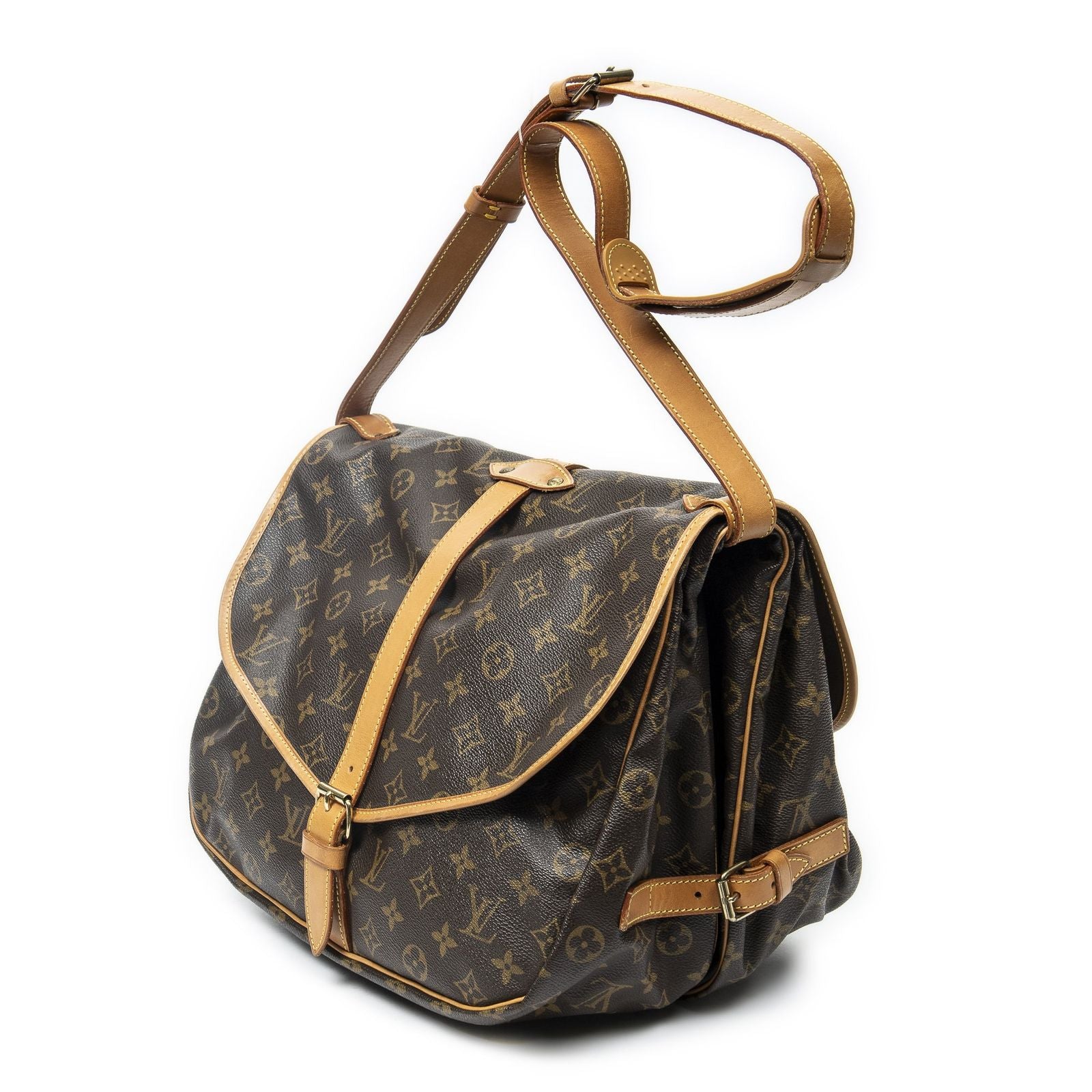 Louis Vuitton Saumur Brown Monogram Canvas — view 2