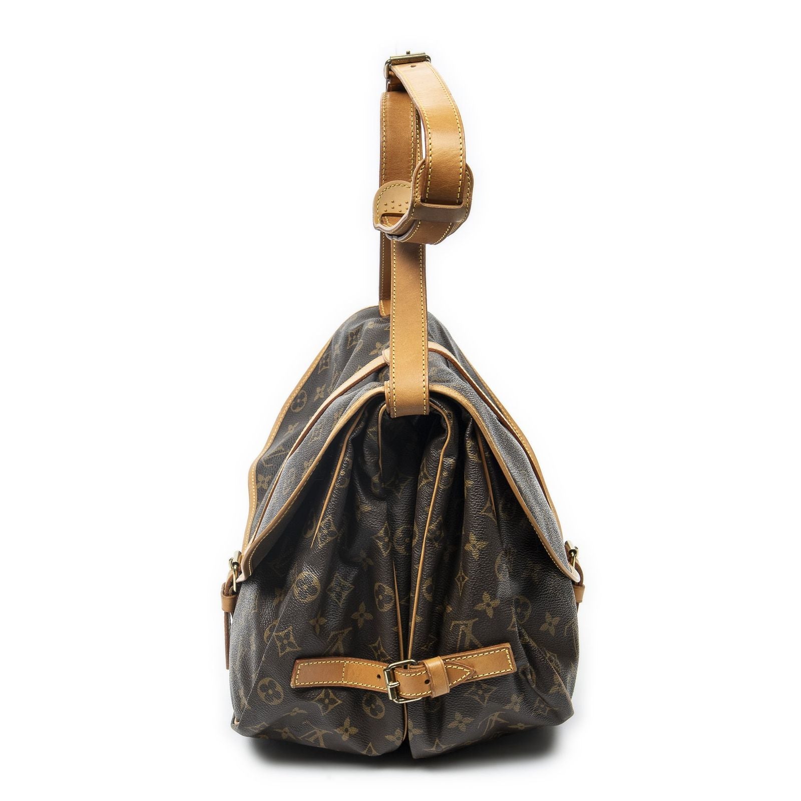 Louis Vuitton Saumur Brown Monogram Canvas — view 3