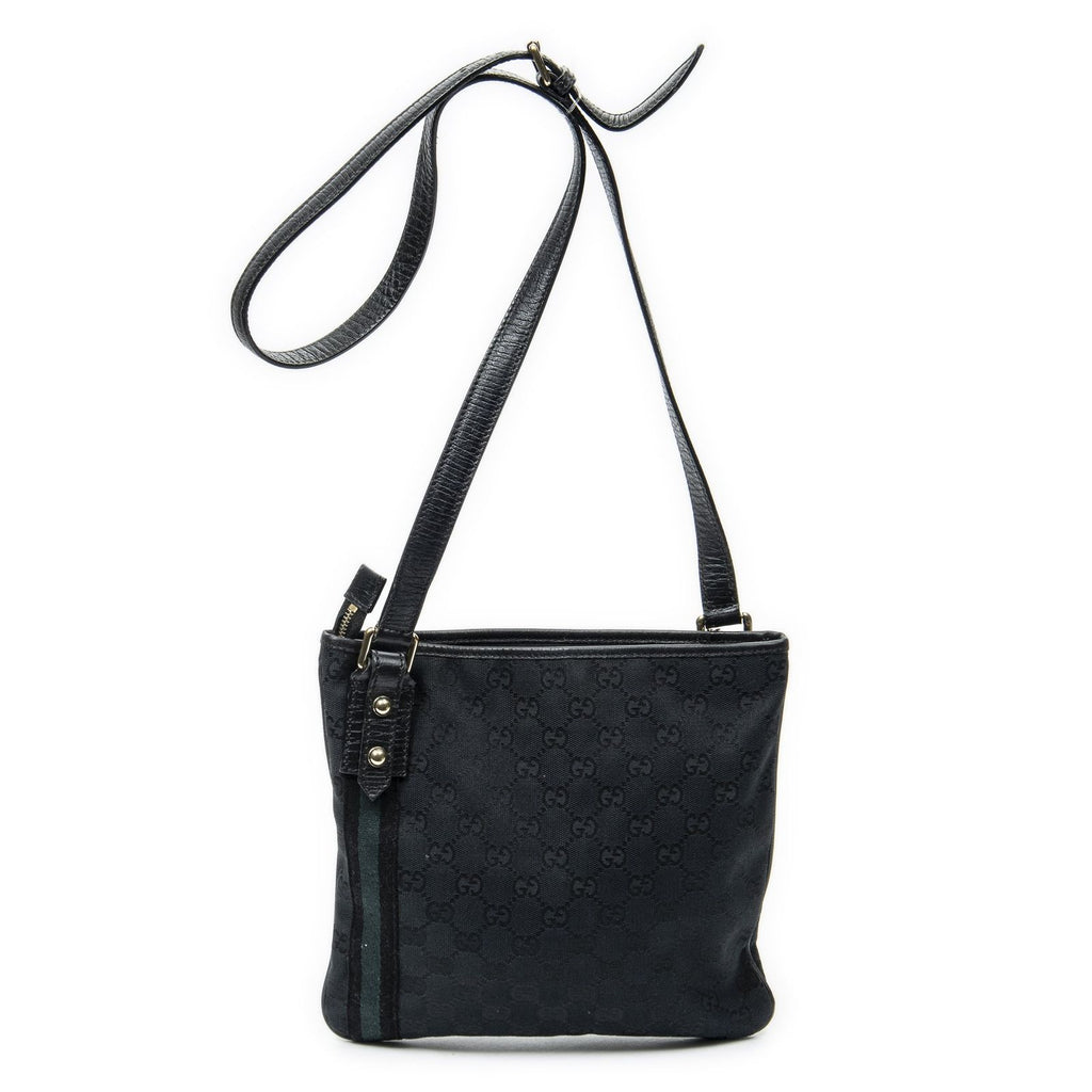 Gucci Web Jolique Crossbody Black GG Canvas — view 5