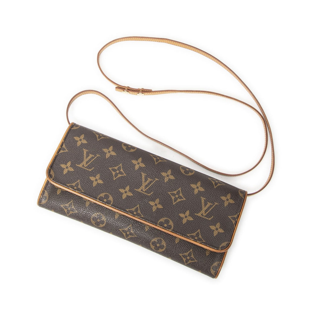 Louis Vuitton Twin Brown Monogram Canvas Messenger — view 6